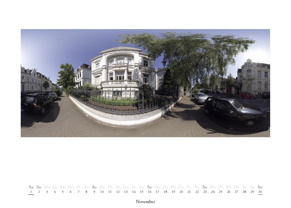 360 Grad  Panoramakalender