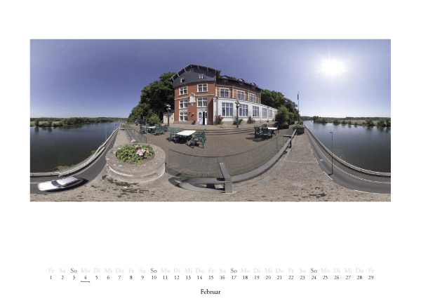 360 Grad  Panoramakalender