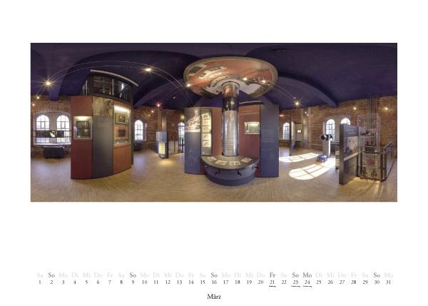 360 Grad  Panoramakalender