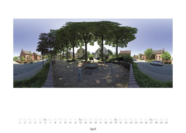 360 Grad  Panoramakalender