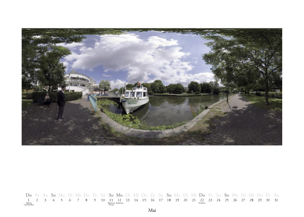 360 Grad  Panoramakalender