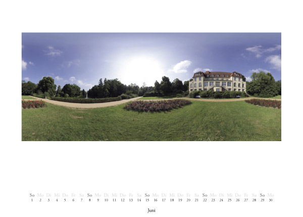 360 Grad  Panoramakalender