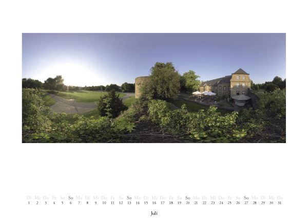 360 Grad  Panoramakalender